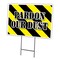 Signmission Pardon Our Dust Yard Sign & Stake outdoor plastic coroplast window, C-1216 Pardon Our Dust C-1216 Pardon Our Dust - alternate 1